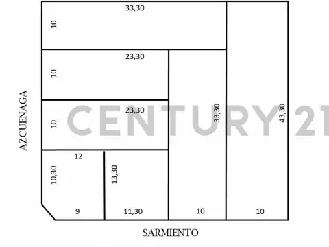 Terreno en Venta de 333,0 m2