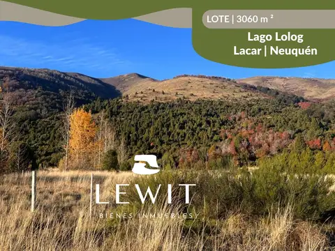 VENTA LOTE EN LAGO LOLOG | 3060 m² | CON ESCRITURA