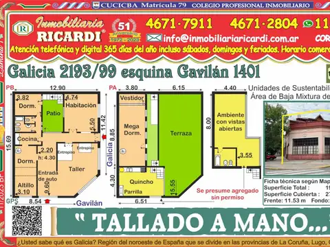 CASA ideal ARTESANO es VIVIENDA  y TALLER TODO EN UNO