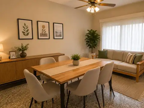 Casa 6 ambientes con 2 baños