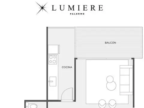 Departamento en Venta de 2 ambientes