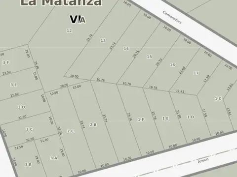 VENTA LOTE 13 A METROS DE RUTA 3 , VIRREY DEL PINO
