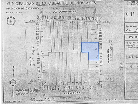 Terreno en Venta en Ayacucho y Corrientes