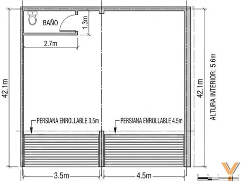 Depósito en Alquiler - Monoambiente 1 Baño - 336mts - San Cristobal