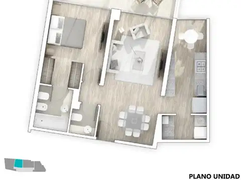 Departamento en Venta en Arroyito, Rosario