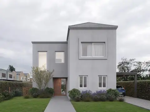 Venta casa en aldea fisherton a estrenar tres dormitorios en suite genova 9074 bis