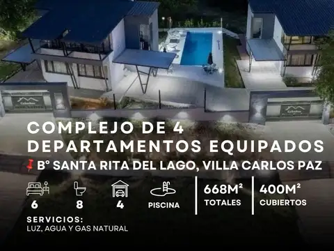 Venta Moderno Complejo Equipado En San Antonio De Arredondo Con Pileta A Mts De Ruta 14