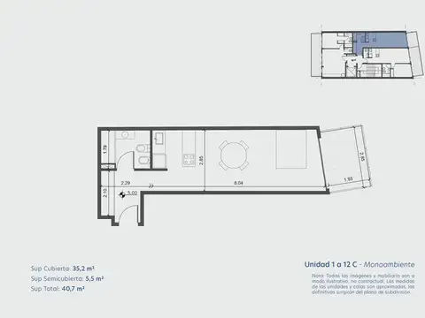 Departamento en Venta en Saavedra, USD 95.000