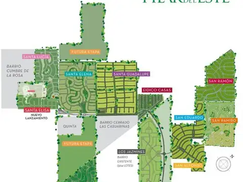 Terreno en Venta en Pilar Del Este, USD 39.000