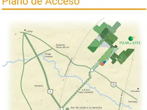 Venta terreno Barrio Santa Elisa - Pilar del Este