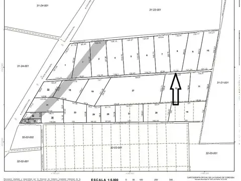 Terreno en Venta 260  mts Fondo