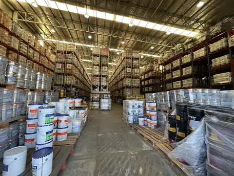 galpón con red de incendio