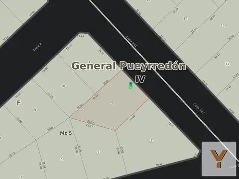 Terreno en Venta de 599,0 m2