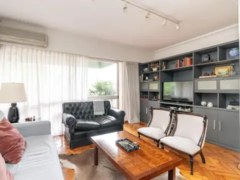 Departamento en alquiler recoleta 3 amb con toilette y dependencia, seg. 24 hs