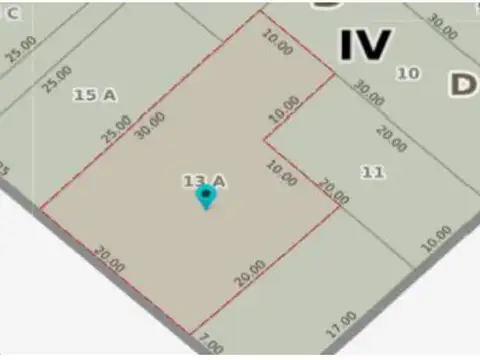Terreno en Venta en Villa Santos Tesei, USD 110.000