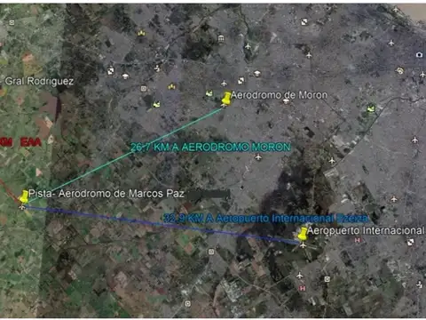 VENTA de Aerodromo Marcos Paz (MSP) total o lotes para hanga