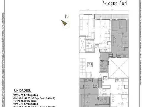 Departamento en Venta de 1 dormitorio