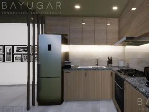 Departamento 2 ambientes con 1 baño