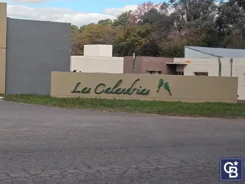 Venta de lote interno en Barrio Las Calandrias, Campana