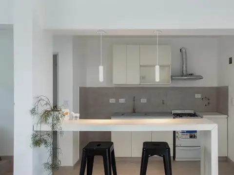 Casa 2 ambientes con 2 baños