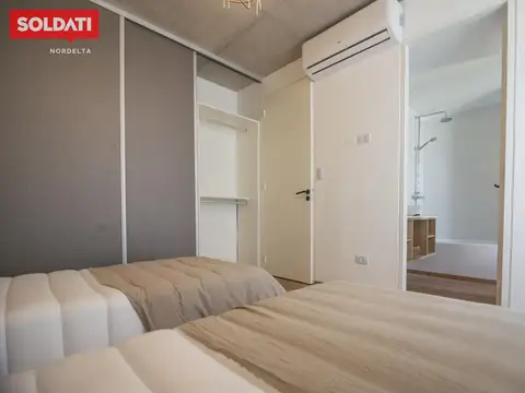 Departamento 2 ambientes con 1 baño