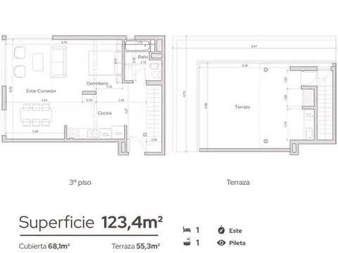 Departamento en Venta de 2 ambientes