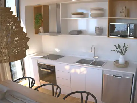 2 amb amplia terraza en Pacheco Central