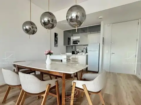 Departamento 2 ambientes con 2 baños