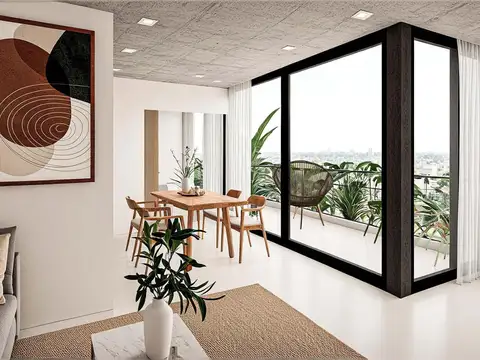 Departamento 3 ambientes con 2 baños