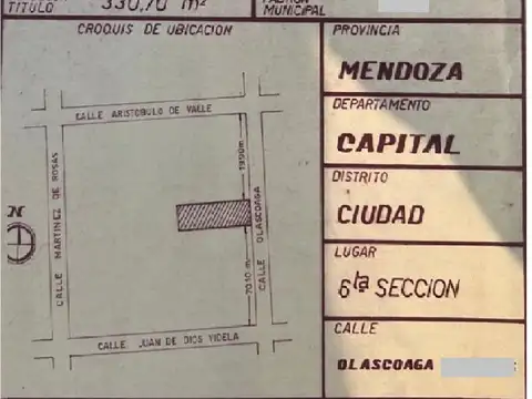 Terreno en Venta en Mendoza, Capital