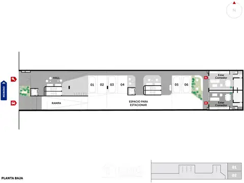 Departamento 4 ambientes con 3 baños