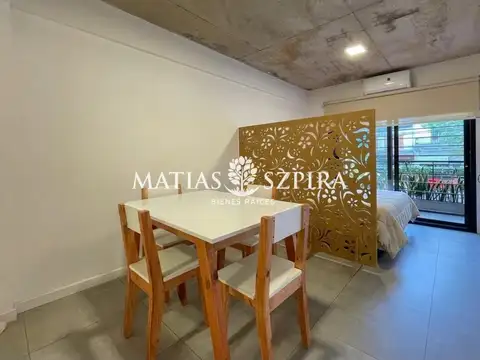 Departamento monoambiente con balcon