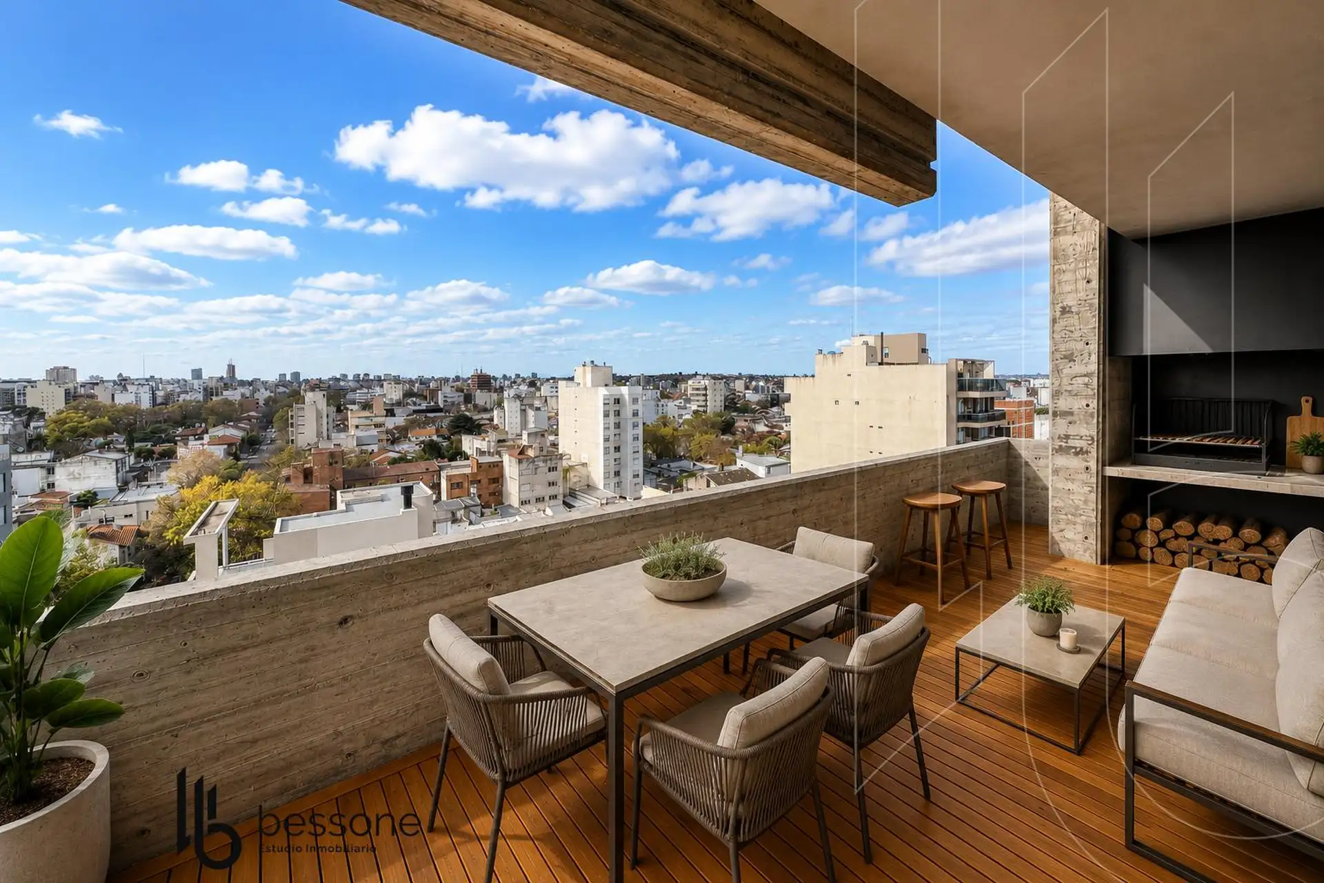 Depto 4 amb, 115m² con cochera — Plaza Mitre