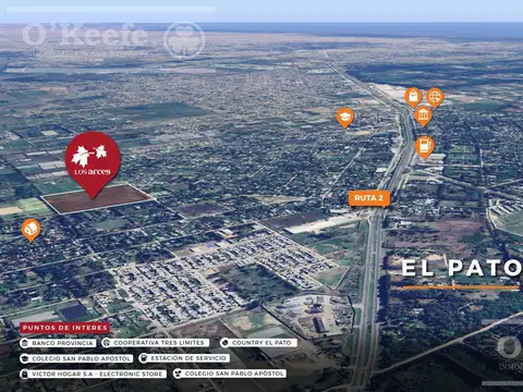 Lote en Venta Barrio Residencial Los Arces El Pato