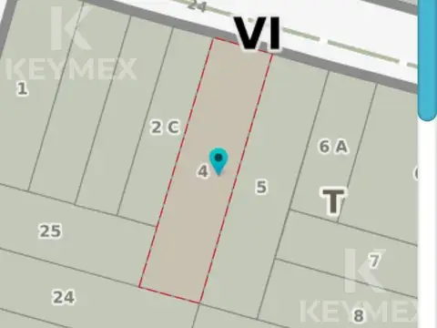 Terreno en Venta de 614,0 m2