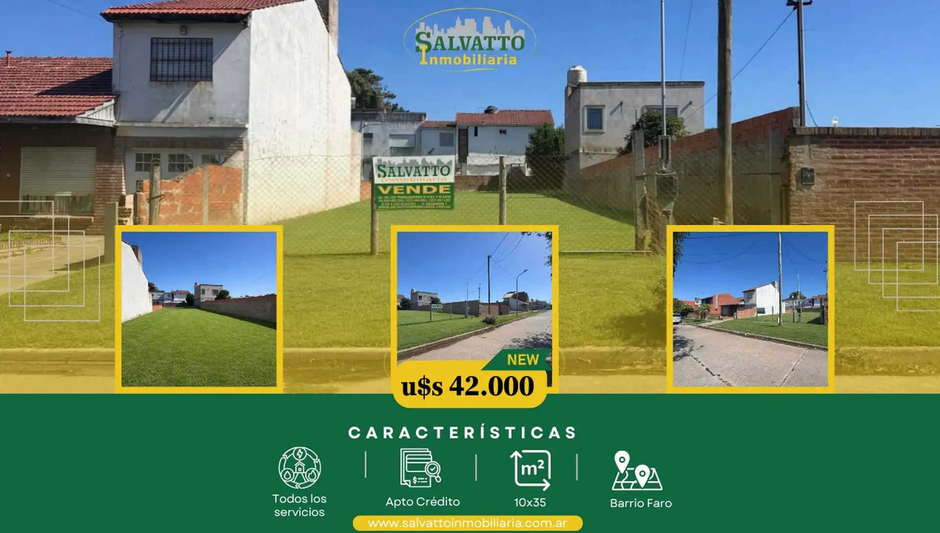 Lote en venta en barrio Faro