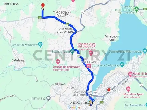 TANTI - ENORME TERRENO de 6909,52mts. a metros de RP28