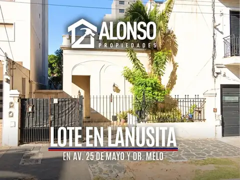 VENTA - LOTE PARA DESARROLLO EN LANÚS - 8,66 x 41.42