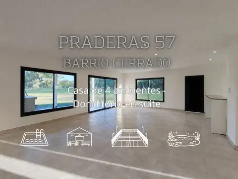 CASA VENTA PRADERAS 57 CAÑUELAS 4 AMBIENTES COCHER