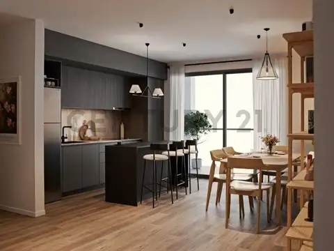 Departamento Monoambiente con 1 baño