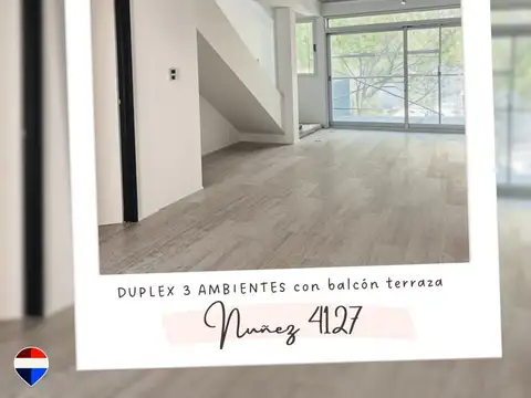 VENTA 3 ambientes DUPLEX Saavedra Balcon TERRAZA