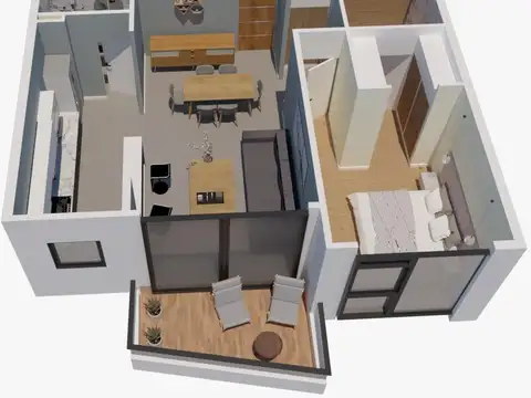 Departamento en Venta de 2 ambientes