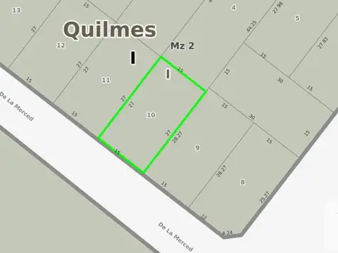 Terreno en Venta en Quilmes, USD 38.000