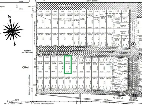 Terreno en Venta en Santo Tome, USD 74.000