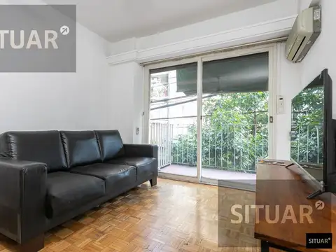 Departamento un dormitorio balcón al frente cocina separada en Palermo