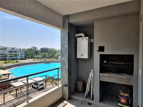 Alquiler Departamento 2 ambientes amoblado. Con vista a la laguna! Lagoon Pilar