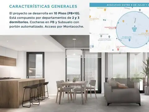 Departamento en Venta de 2 dormitorios