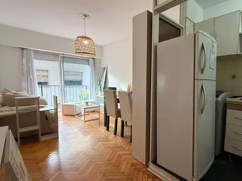 Departamento 2 ambientes con 1 baño