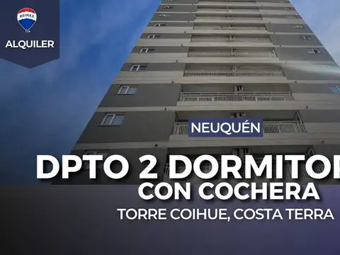 EN ALQUILER DEPARTAMENTO DE 2 DORM. CON COCHERA