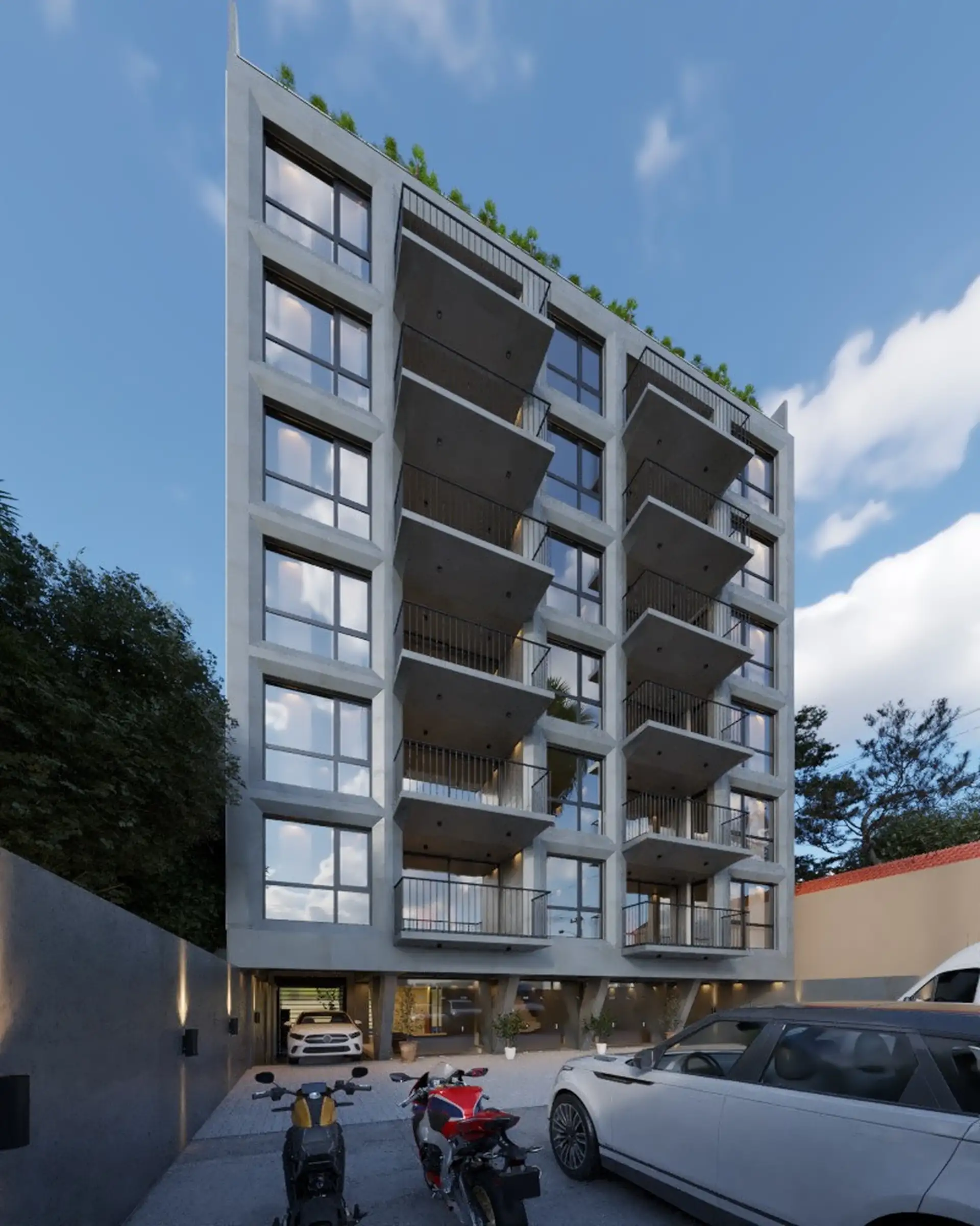 Depto 3 amb, 70m² + balcón terraza — Cardie y La Costa